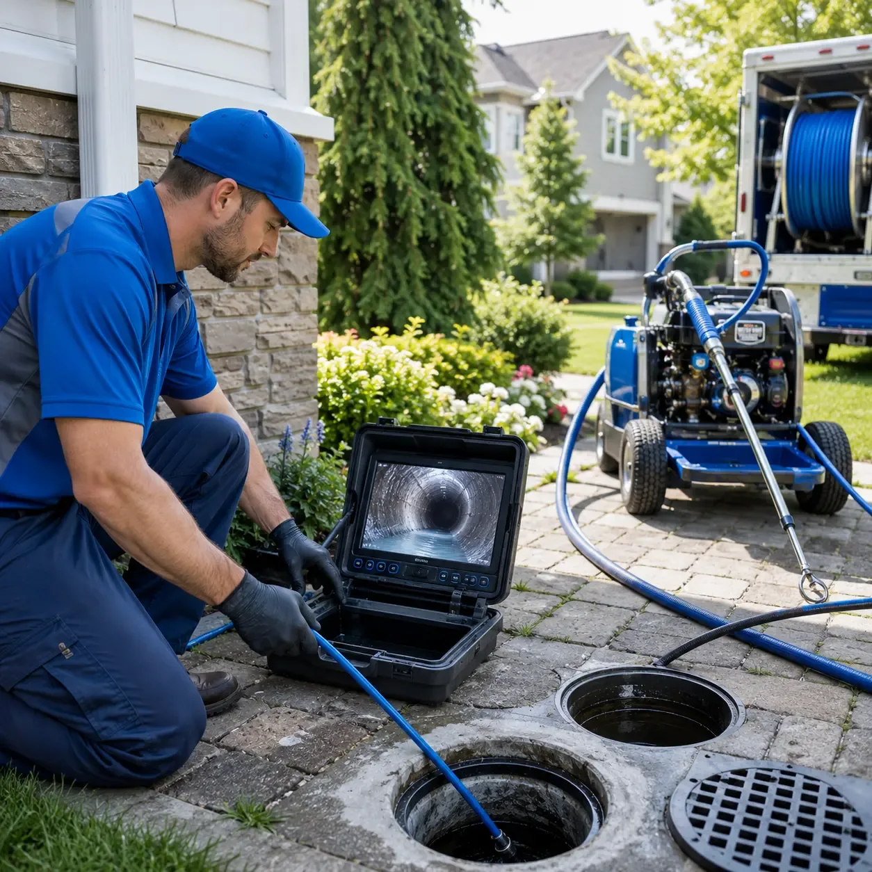 Outdoor drain cleaning professionals serving Branch, AR